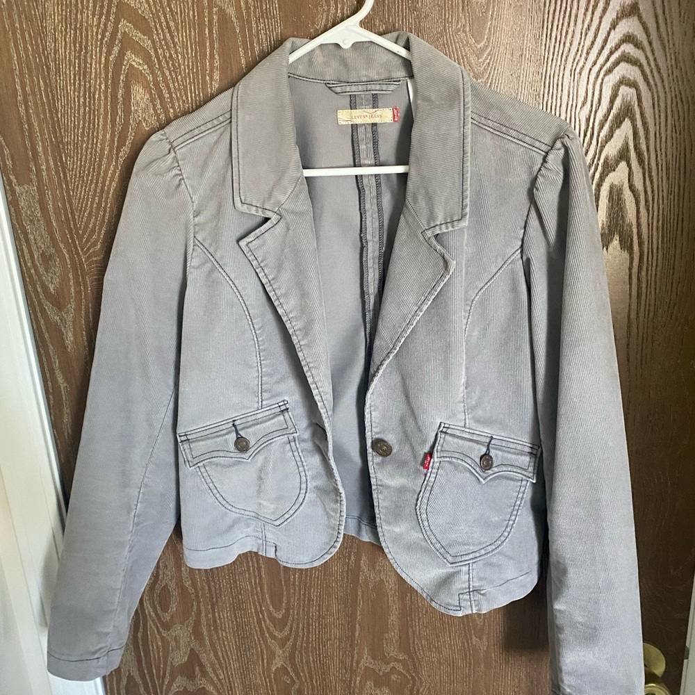 Vintage Levi’s Gray Corduroy Blazer